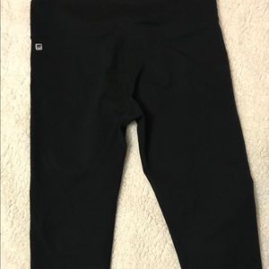 Fabletics Black Med Capri Leggings